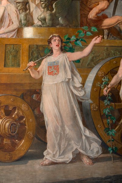 Affresco "Il Trionfo della Repubblica" da Pierre Paul Lêon Glaize