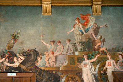 Il trionfo della Repubblica (affresco) da Pierre Paul Lêon Glaize