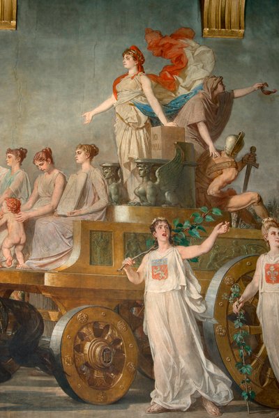 Affresco "Il Trionfo della Repubblica" da Pierre Paul Lêon Glaize