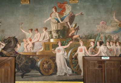 Affresco "Il trionfo della Repubblica" da Pierre Paul Lêon Glaize