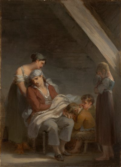 Una famiglia in desolazione da Pierre Paul Prud