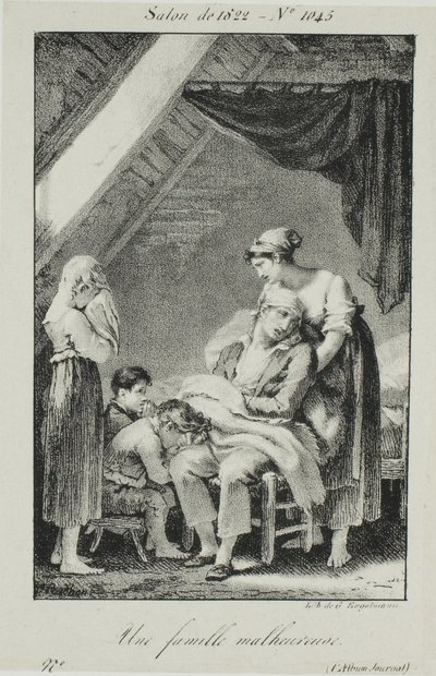 Una famiglia infelice da Pierre Paul Prud
