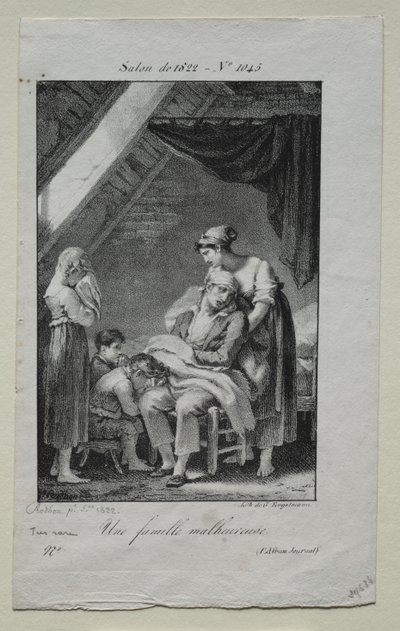 Una Famiglia Sfortunata da Pierre Paul Prud