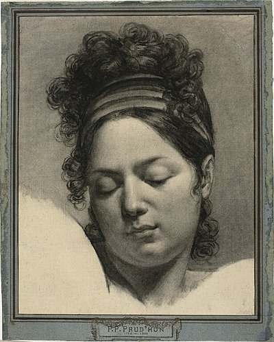 Testa di donna da Pierre Paul Prud