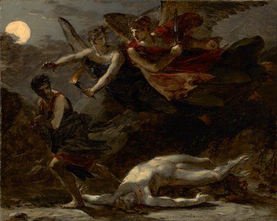 Giustizia e vendetta divina che inseguono il crimine da Pierre Paul Prudhon