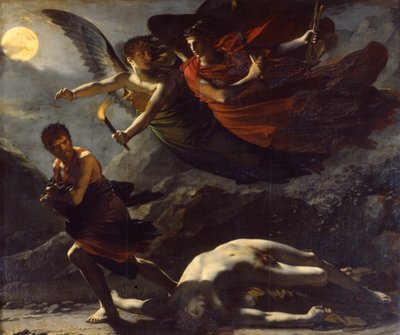 Giustizia e vendetta divina che inseguono il crimine da Pierre Paul Prud
