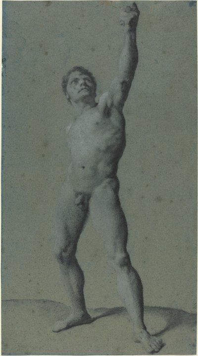 Studio di nudo maschile da Pierre Paul Prud