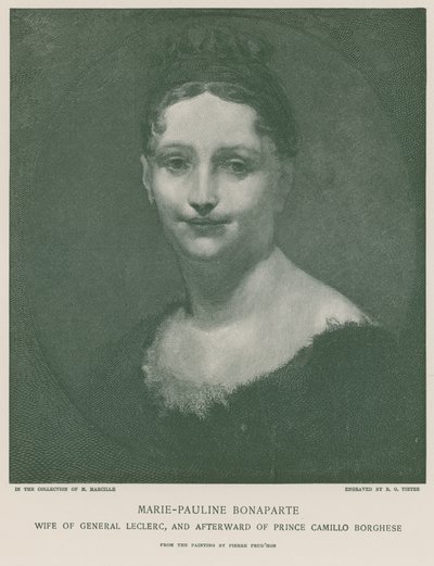 Marie-Pauline Bonaparte da Pierre Paul Prudhon