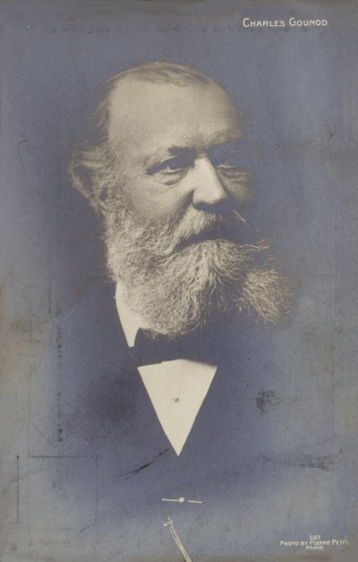 Charles Gounod, compositore francese (1818-1893) da Pierre Petit