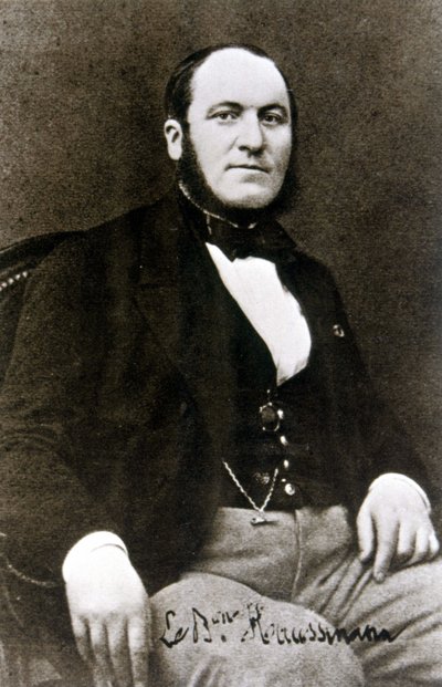 Ritratto del Barone Haussmann da Pierre Petit