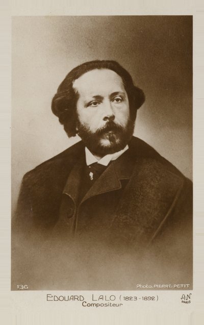 Ritratto di Edouard Lalo da Pierre Petit