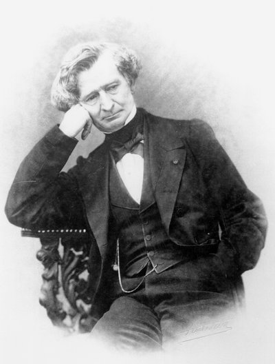 Ritratto di Hector Berlioz (1803-69) da Pierre Petit
