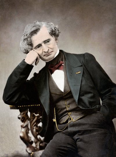 Ritratto di Hector Berlioz di Pierre Pepetit da Pierre Petit