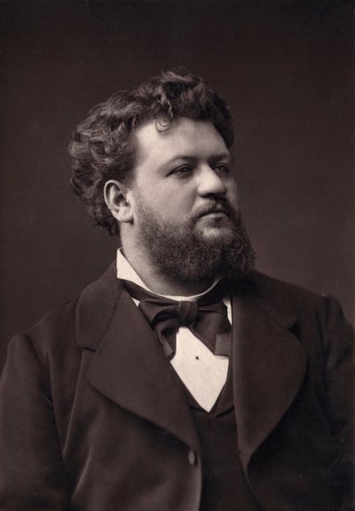 Ritratto di Jean Lassalle (1847-1909), baritono francese. Fotoglifia Goupil. Fotografia di fine XIX secolo di Pierre-Pepetit. da Pierre Petit