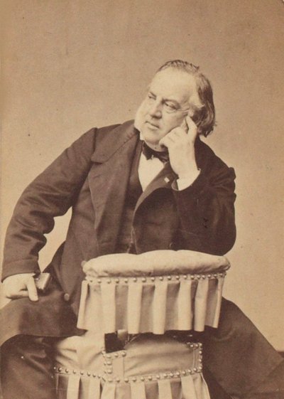 Ritratto del compositore Louis Clapisson (1808-1866) da Pierre Petit