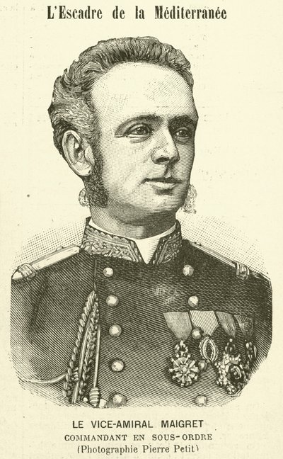 Viceammiraglio Maigret, vicecomandante della flotta francese del Mediterraneo da Pierre Petit