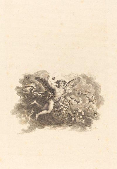 Fleuron per le pagine del titolo da Pierre Philippe Choffard