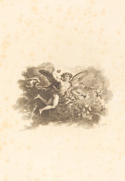Fleuron per le pagine del titolo da Pierre Philippe Choffard
