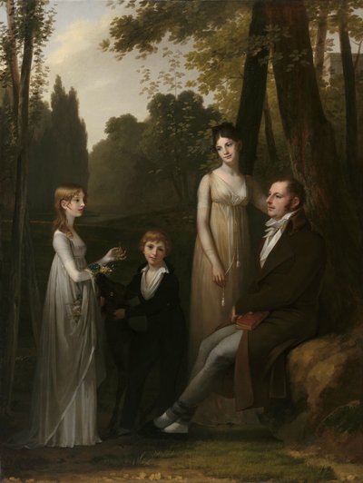 Ritratto di Rutger Jan Schimmelpenninck e la sua famiglia da Pierre Prud