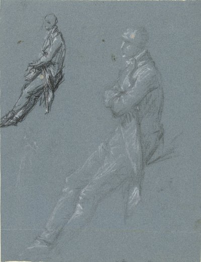 Due studi di Rutger Jan Schimmelpenninck e uno schizzo di sua moglie da Pierre Prud