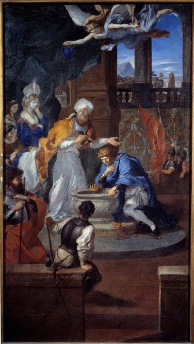 Il battesimo di Clodoveo a Reims il 25 dicembre 496 da Pierre Puget