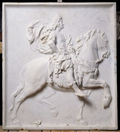 Basso rilievo che rappresenta Luigi XIV a cavallo da Pierre Puget