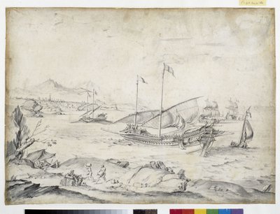 Veduta del porto di Marsiglia da Pierre Puget