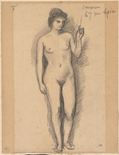Carmen, seconda metà del 1800 da Pierre Puvis de Chavannes