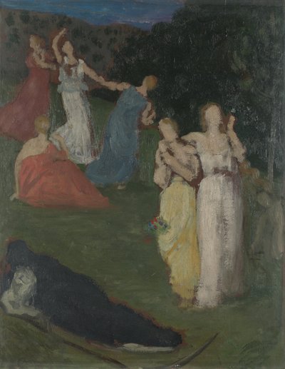 La morte e la fanciulla da Pierre Puvis de Chavannes