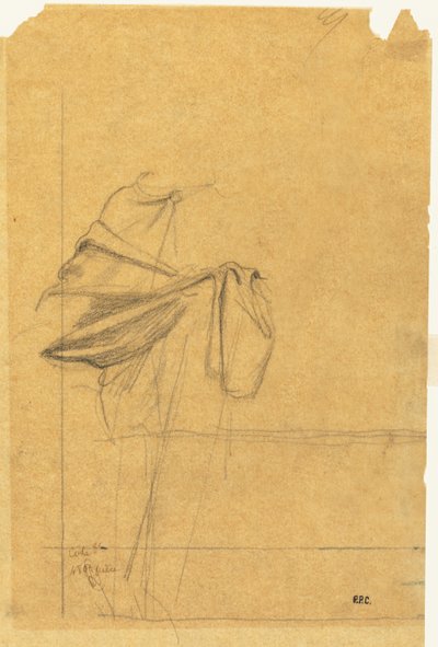 Studio di drappeggio da Pierre Puvis de Chavannes