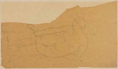 Weiblicher Akt da Pierre Puvis de Chavannes
