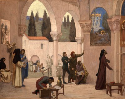 Ispirazione cristiana, ca. 1887-1888 da Pierre Puvis de Chavannes