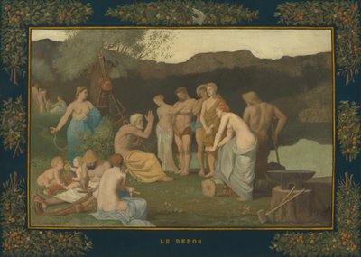 Riposo, c. 1863 da Pierre Puvis de Chavannes