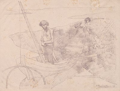 Il povero pescatore da Pierre Puvis de Chavannes