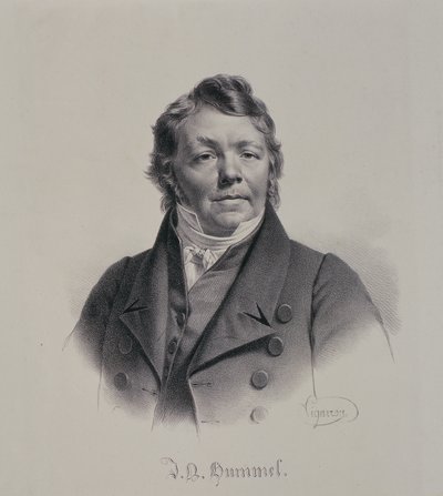 Johann Nepomuk Hummel (1778-1837) da Pierre Roch Vigneron