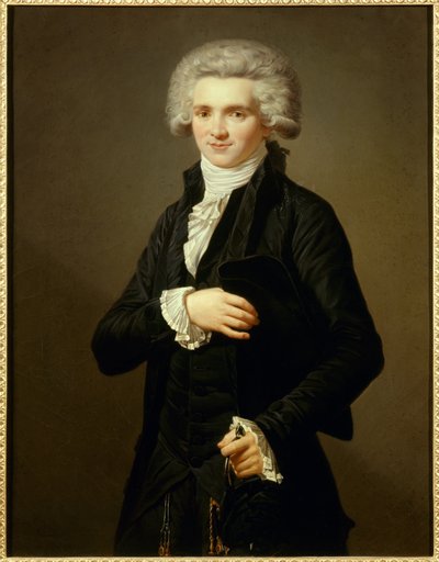 Ritratto di Maximilien de Robespierre in abito da deputato del Terzo Stato da Pierre Roch Vigneron