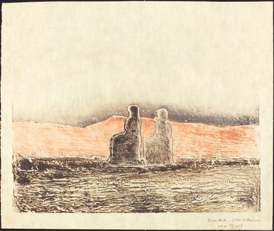 Colossi di Memnone (Tebe) da Pierre Roche