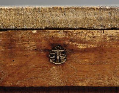 Dettaglio di una commode Luigi XV da Pierre Roussel