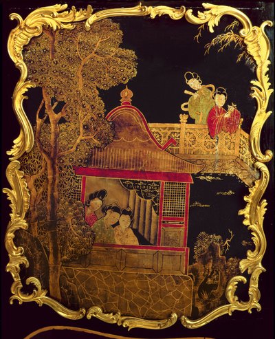 Pannello laterale di una commode Luigi XV, c.1745 da Pierre Roussel