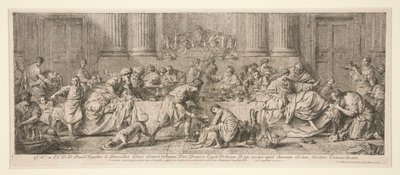 La Madeleine ai piedi di Gesù (Il banchetto nella casa di Simone il Fariseo) da Pierre Subleyras