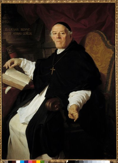 Ritratto di Don Cesare Benvenuti (1669-1746), abate generale della congregazione dei canonici di Latran da Pierre Subleyras