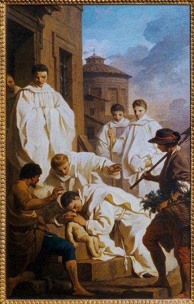 Saint Benoit ressuscite un enfant - San Benedetto resuscita un bambino ... da Pierre Subleyras