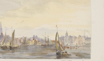 Veduta di una città sull