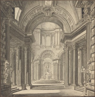 Interno di un tempio da Pierre Varin