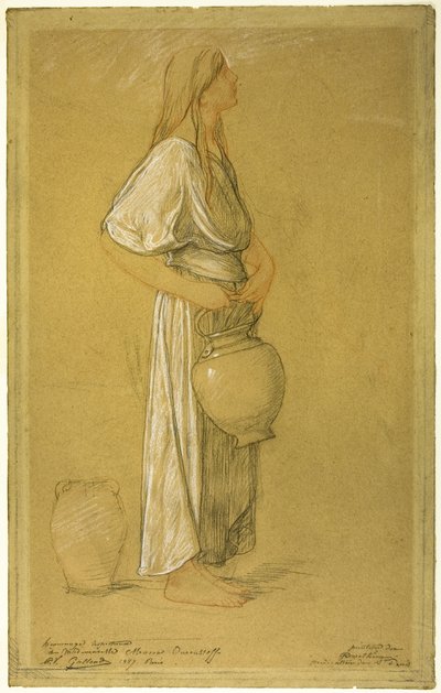 Studio: Donna con un vaso da Pierre Victor Galland