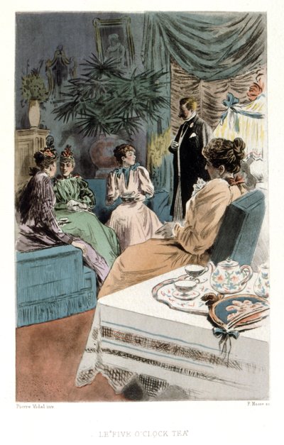 Illustrazione per "La Femme à Paris" da Pierre Vidal