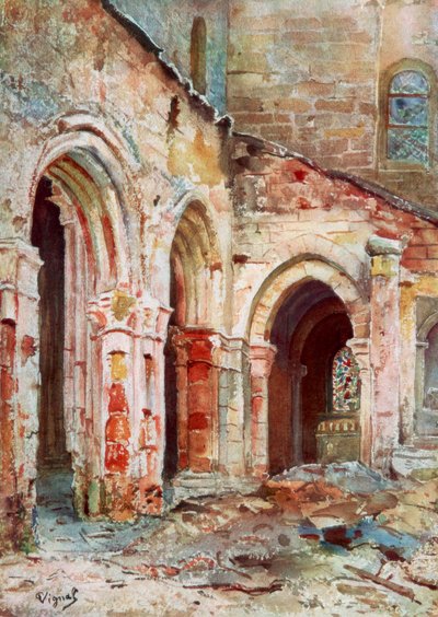 La chiesa di Sermaize da Pierre Vignal