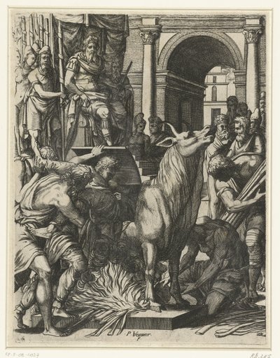 Il toro di Falaride da Pierre Woeiriot (II)