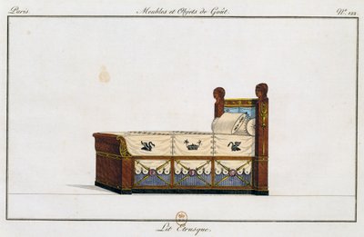Letto etrusco da Pierre de La Mesangere