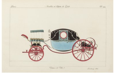 Voiture de ville, 1800 da Pierre de La Mesangere